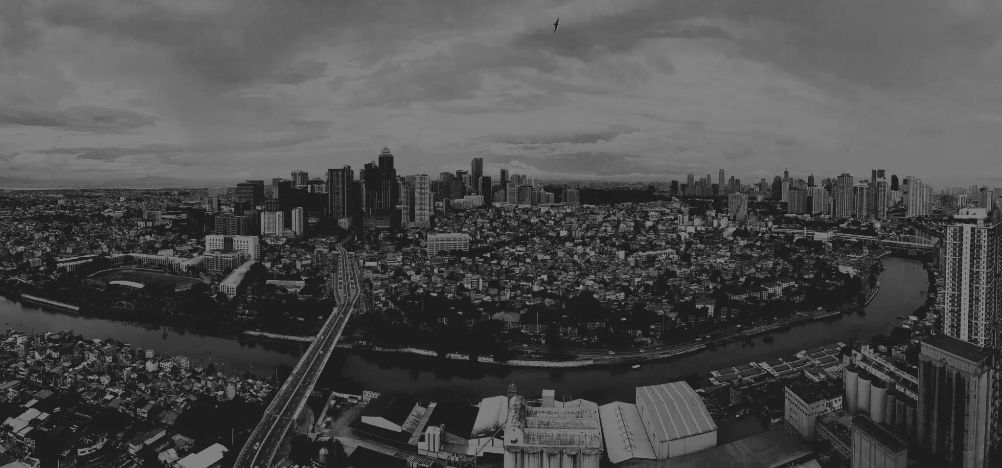 Black and white image of Kapitolyo map